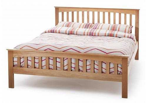 4ft Small Double Genuine Oak Bed Frame 1